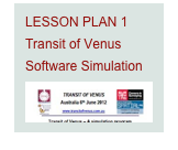 LESSON PLAN 1
Transit of Venus
Software Simulation
￼