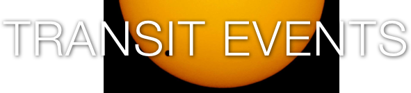 TRANSIT EVENTS